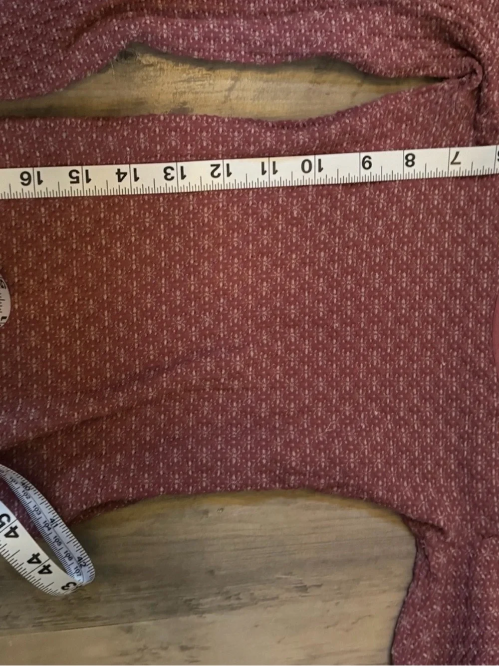Free People Long Sleeve Scoop Neck Top in Plum and Mauve M/L